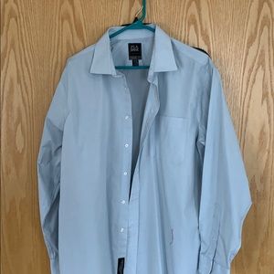 Jos a bank travel tech slim fit Size 17 1/2 35